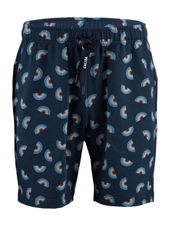 CALIDA Pants Men Shorts Blue Night