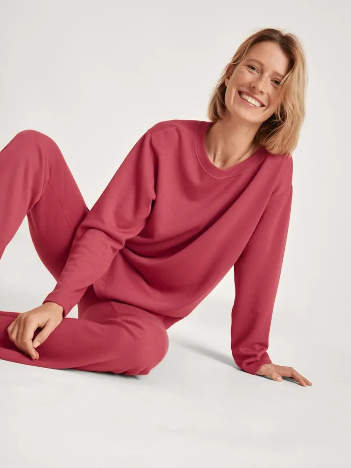 CALIDA Pants Women Pants Pomegranate Red