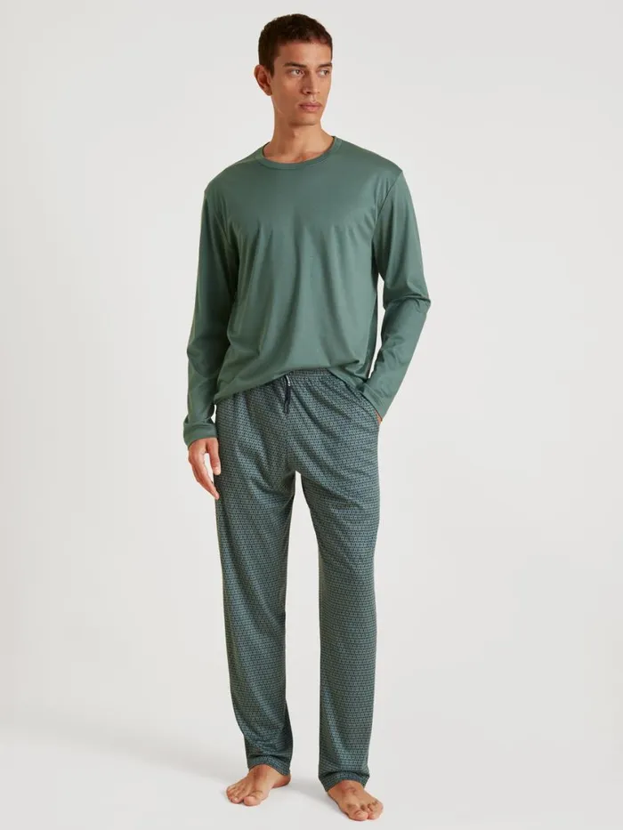 CALIDA Pyjama Pants Men Pants Dark Glen