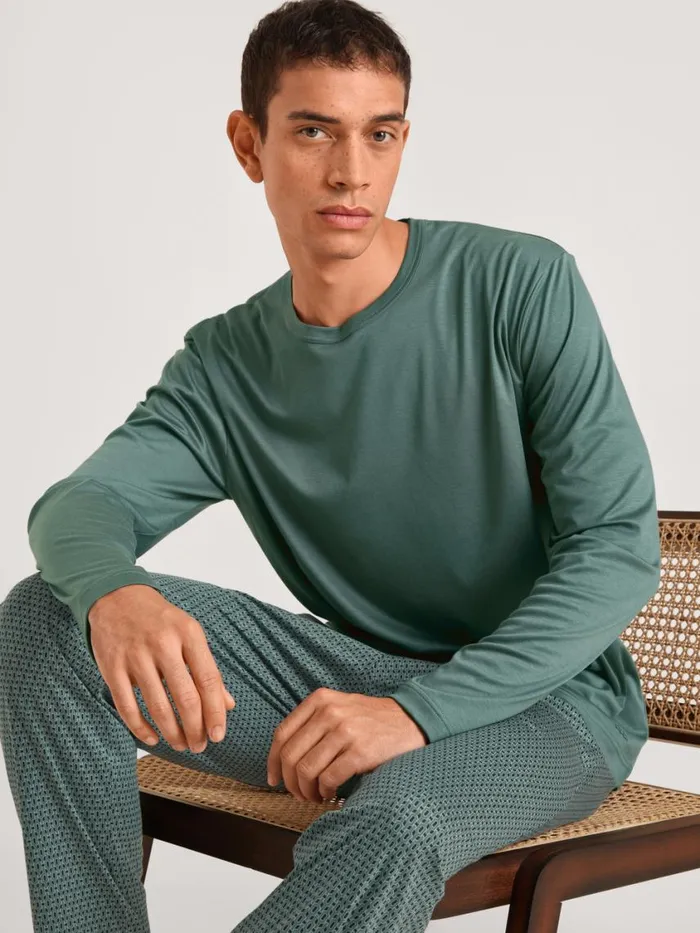 CALIDA Pyjama Pants Men Pants Dark Glen