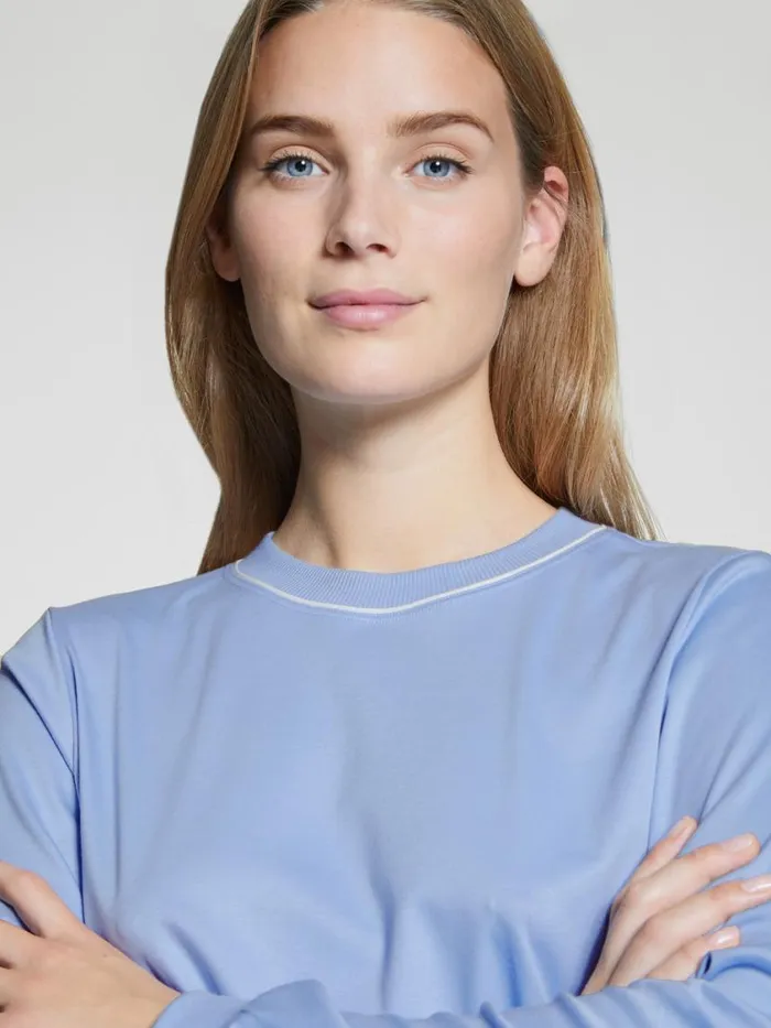 CALIDA Pyjamas Women Pyjama With Cuff Dark Lapis Blue