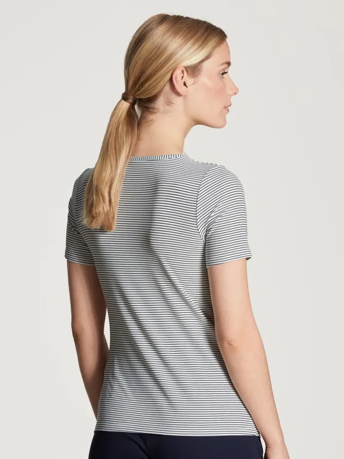 CALIDA Shirts Women Shirt Short Sleeve Dark Lapis Blue