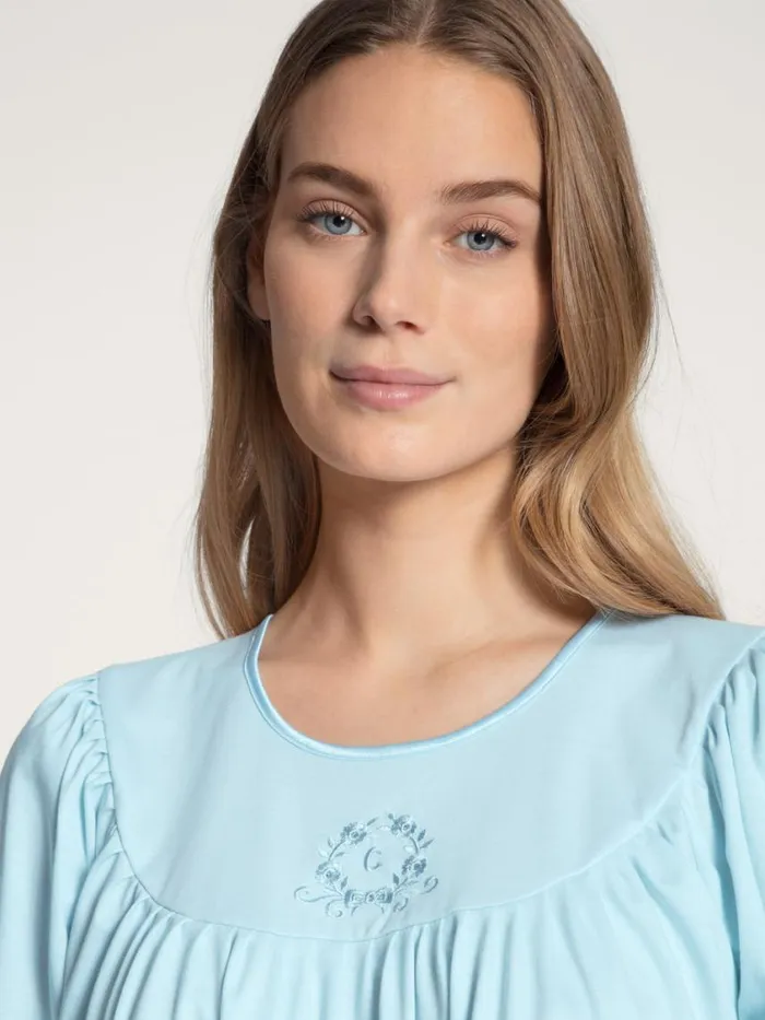 CALIDA Show All Women Nightdress Length 110 Cm Hellblau CALIDA Show All Women Nightdress Length 110 Cm Hellblau