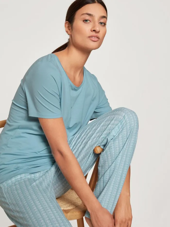 CALIDA Show All Women Pants Blue Satin