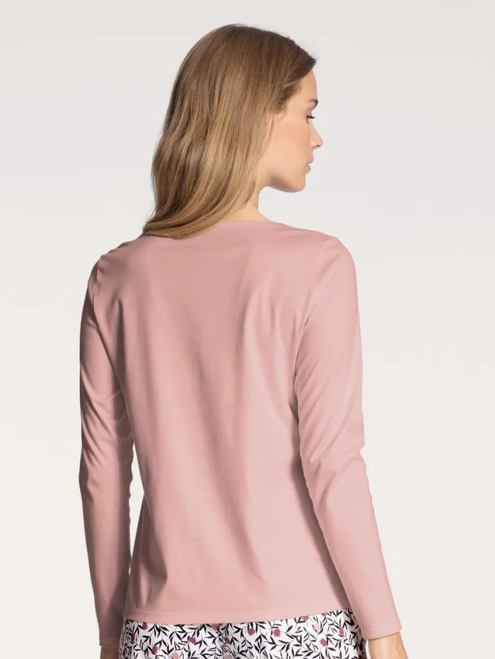 CALIDA Show All Women Shirt Long Sleeve Rose Bud