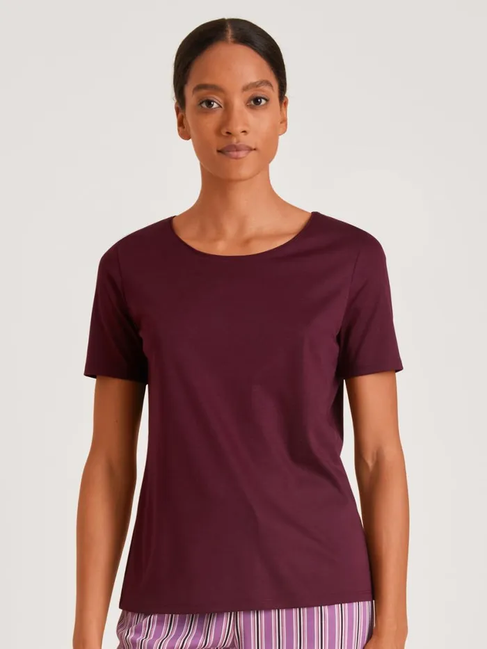 CALIDA Show All Women Shirt Short Sleeve English Red