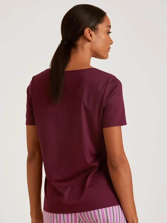 CALIDA Show All Women Shirt Short Sleeve English Red