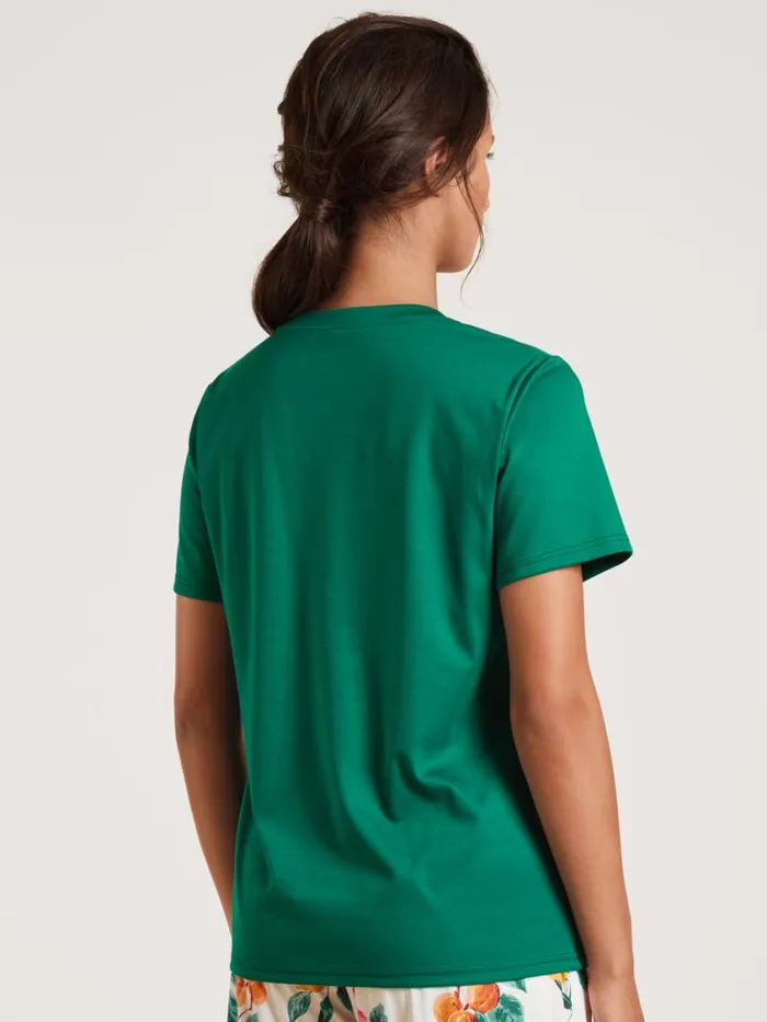 CALIDA Show All Women Shirt Short Sleeve Nevada Green