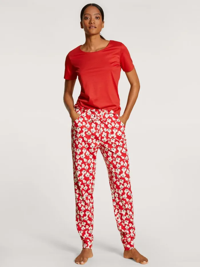 CALIDA Show All Women Shirt Short Sleeve Summer Red