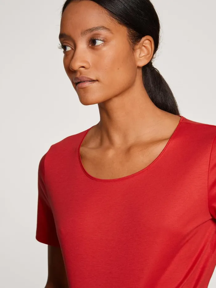 CALIDA Show All Women Shirt Short Sleeve Summer Red