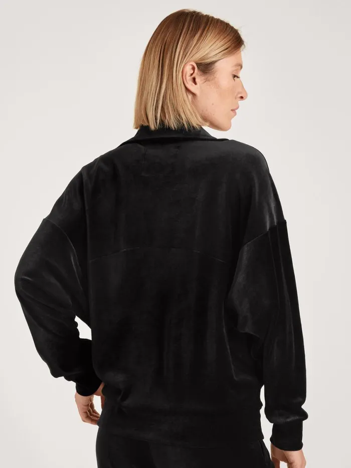 CALIDA Sweatshirts and Jackets Women Sweater Longsleeve Schwarz