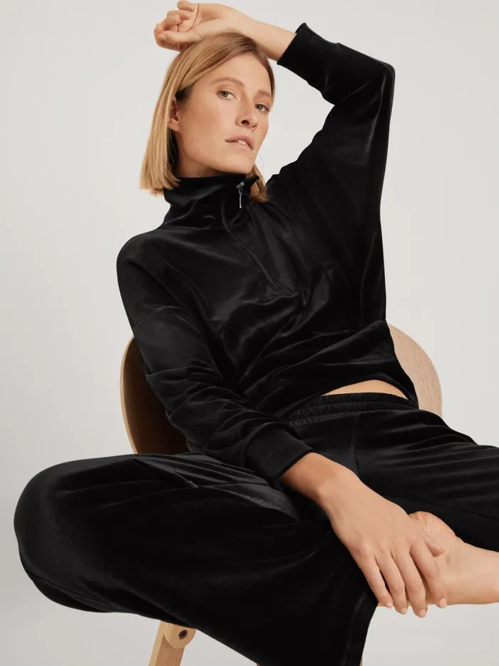 CALIDA Sweatshirts and Jackets Women Sweater Longsleeve Schwarz