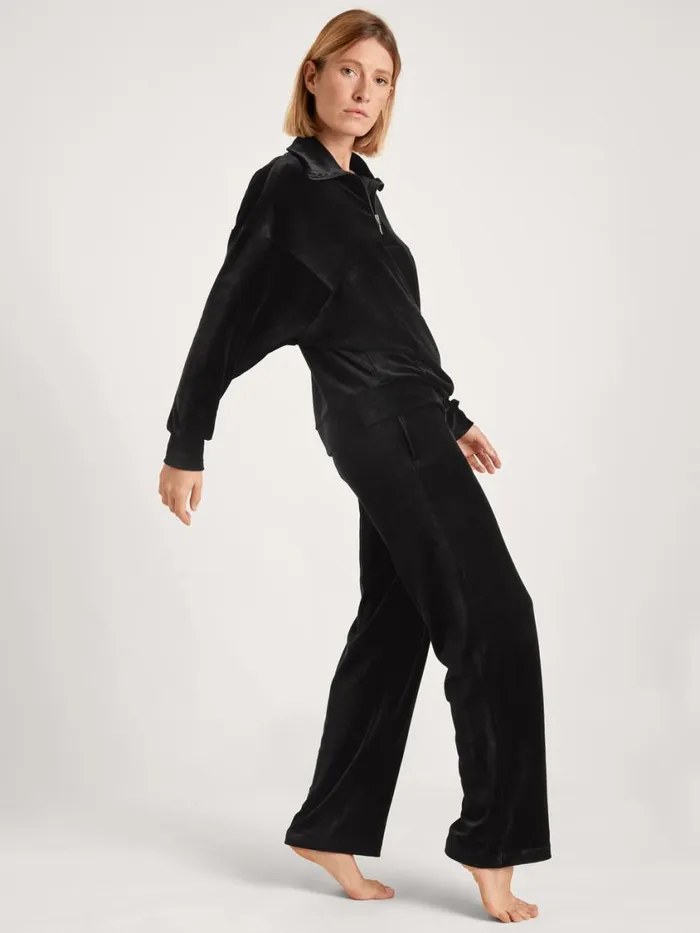 CALIDA Sweatshirts and Jackets Women Sweater Longsleeve Schwarz