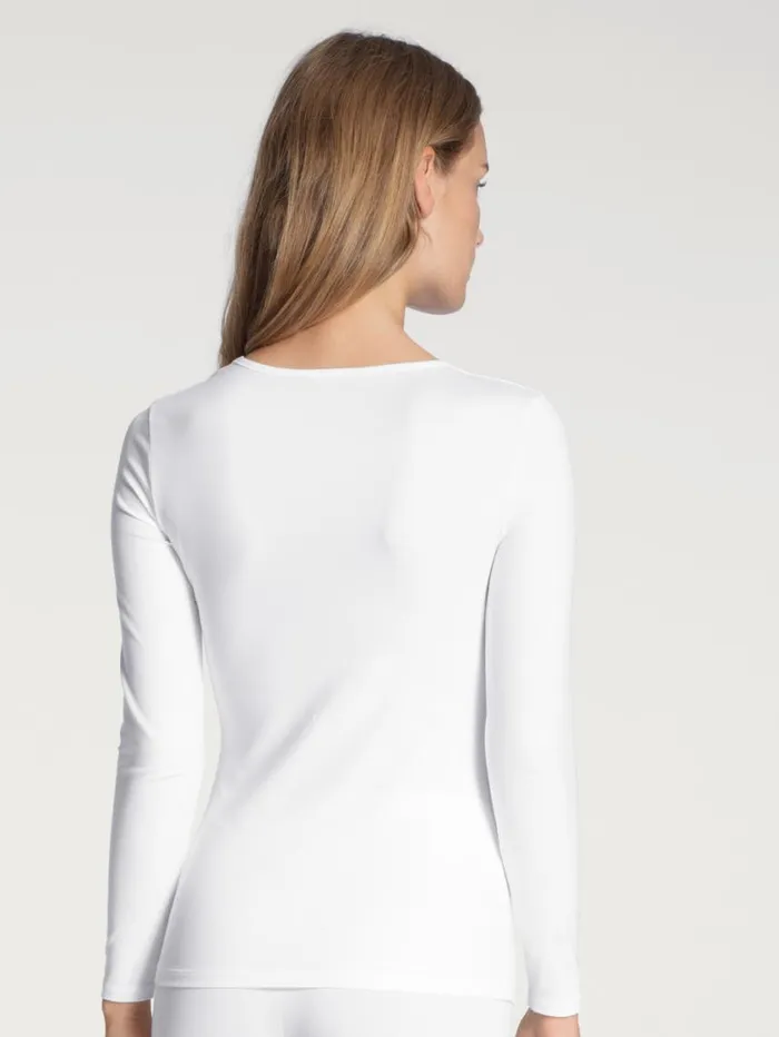CALIDA Tops Women Shirt Long Sleeve Weiss