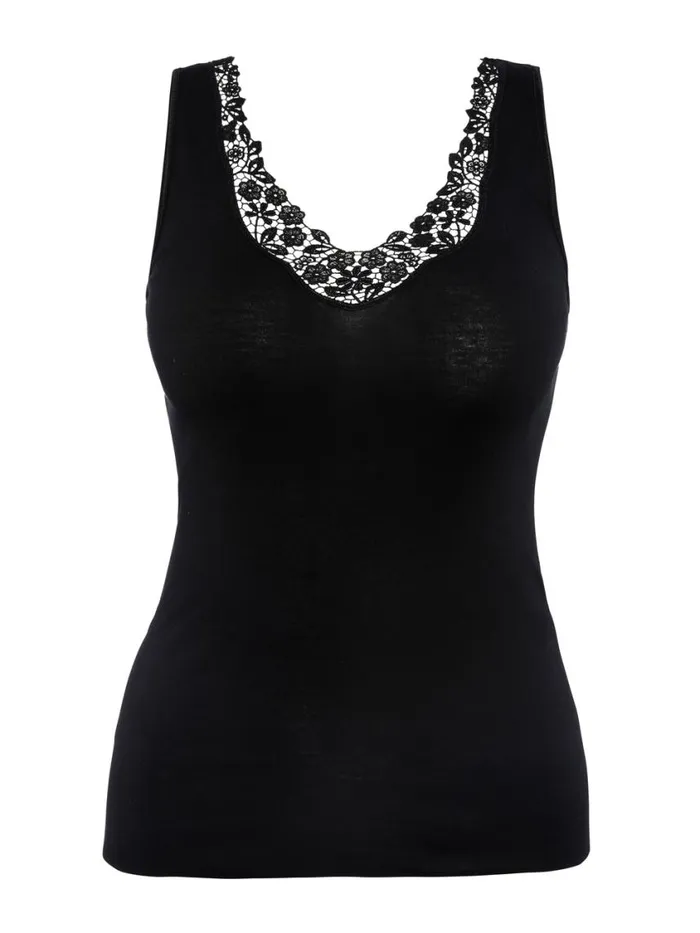 CALIDA Tops Women Tank Top Schwarz