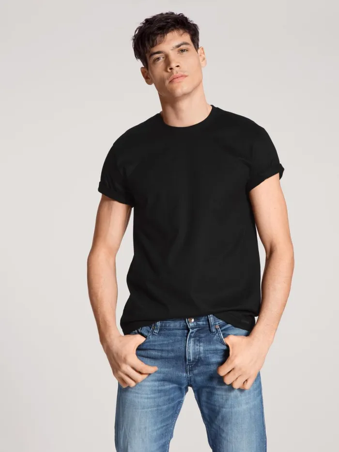 CALIDA Undershirts Men TShirt 2erPack Schwarz