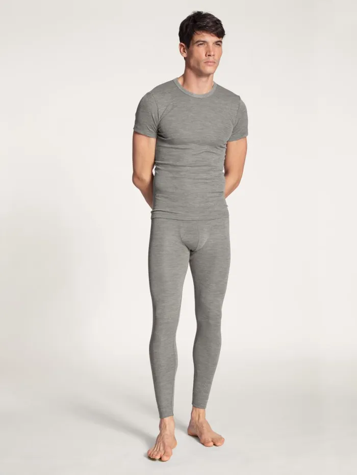 CALIDA Undershirts Men Tshirt Platin Mel