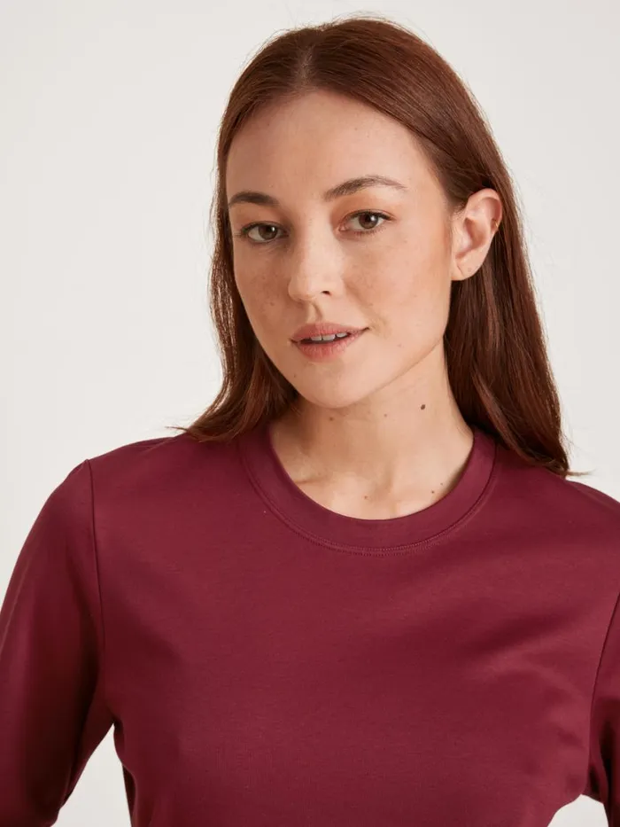 CALIDA Warming Nightwear Women Pyjama With Cuff Mars Red