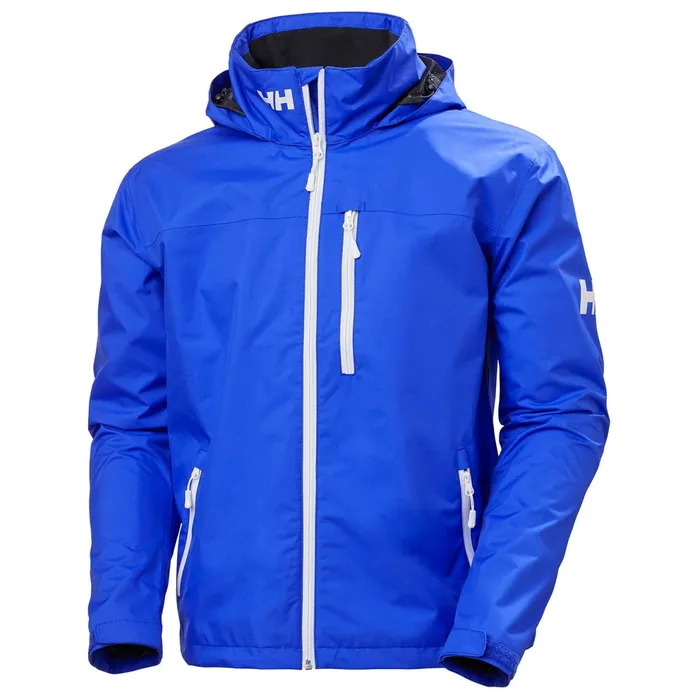 Casual Jackets Men Helly Hansen CREW HOODED JACKET 514 Royal Blue