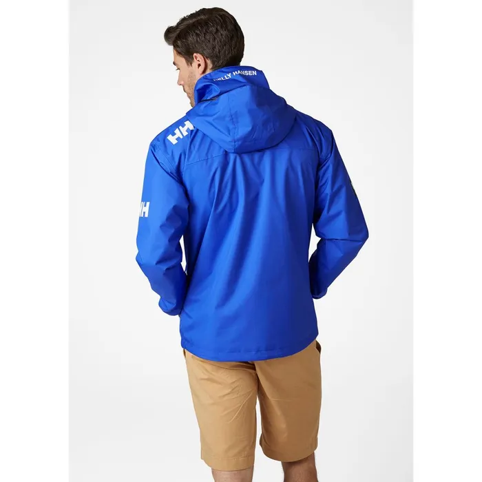 Casual Jackets Men Helly Hansen CREW HOODED JACKET 514 Royal Blue