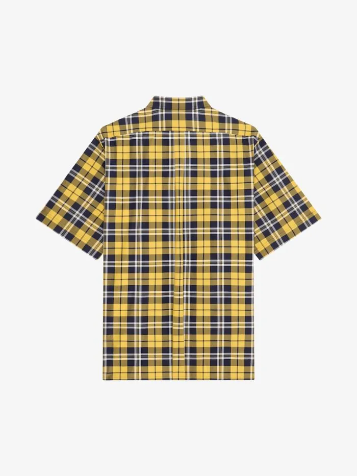 Checked Shirt In Cotton Dark Yellow Men Givenchy Shirts