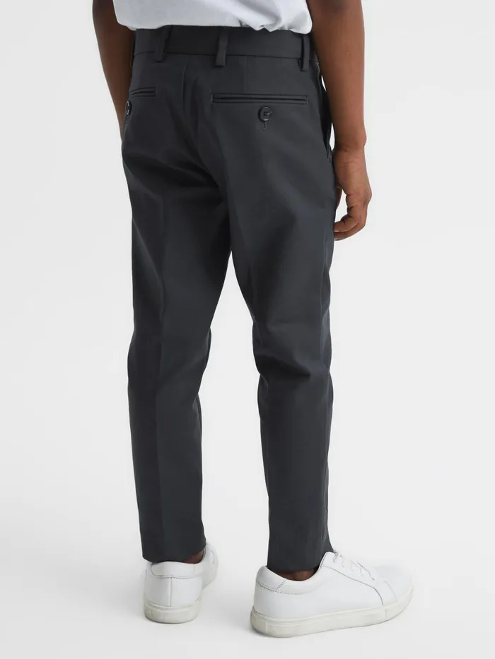 Children Reiss Pants Eastbury Slim Fit Chinos Steel Blue
