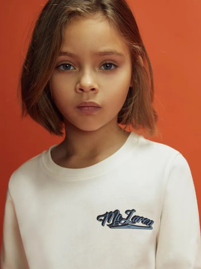 Children Reiss Reiss X Mclaren F1 Team F1 Crew Neck Tour TShirt White
