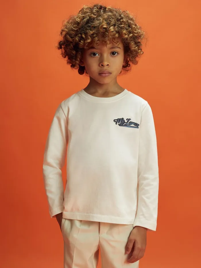 Children Reiss Reiss X Mclaren F1 Team F1 Crew Neck Tour TShirt White