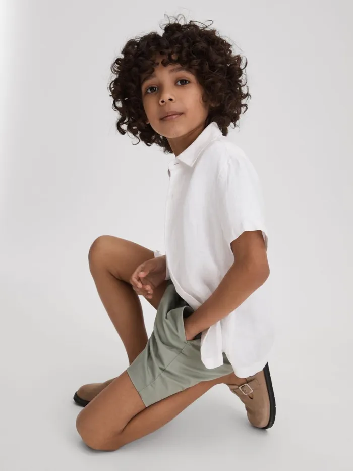 Children Reiss Shorts Wicket Casual Chino Shorts Pistachio