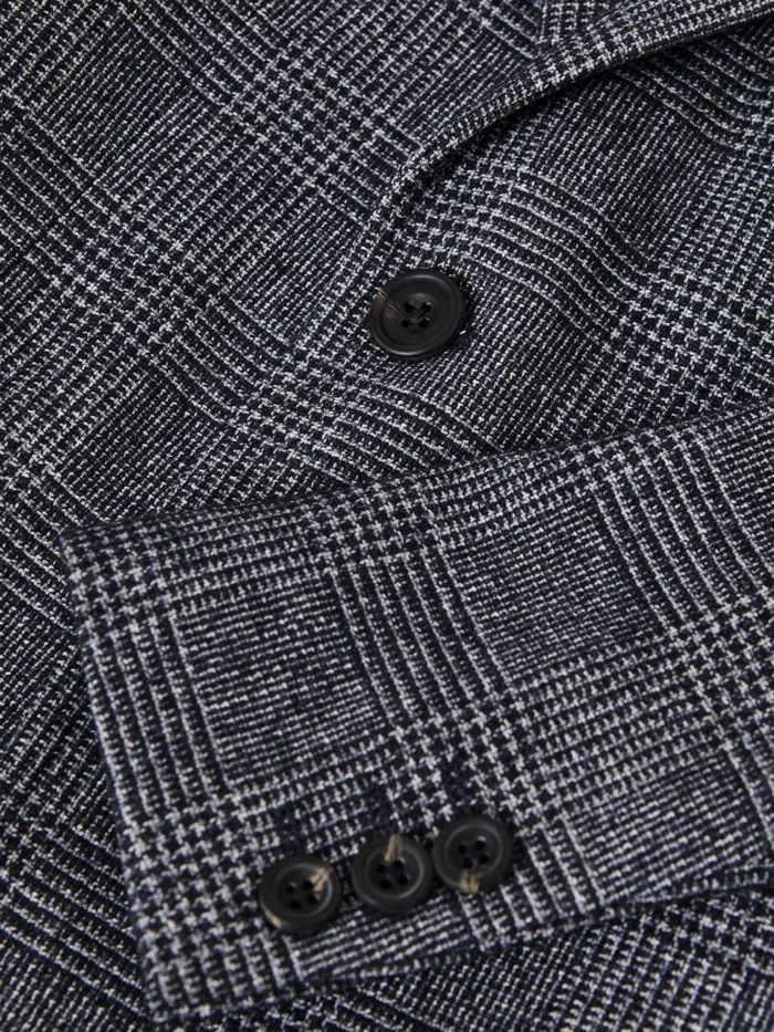 Children Reiss Suits and Tailoring Babbington Single Breasted Check Blazer Navy
