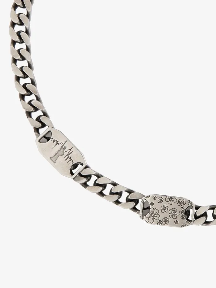 City Necklace In Metal Silvery Men Givenchy Jewelry
