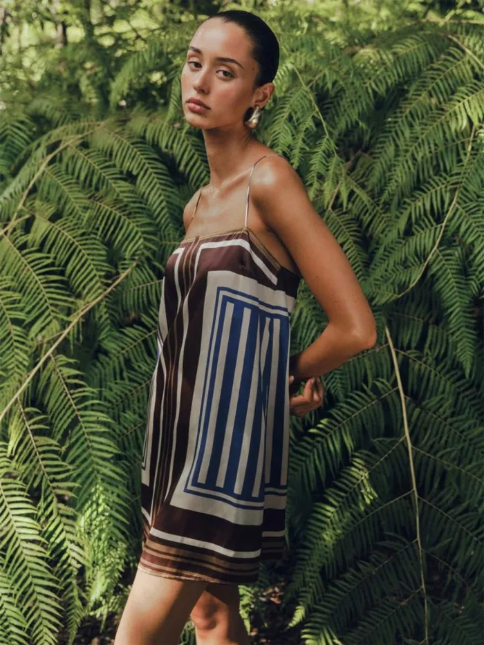 Clothing The Reformation Aymie Silk Dress Bay Window