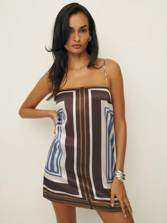 Clothing The Reformation Aymie Silk Dress Bay Window