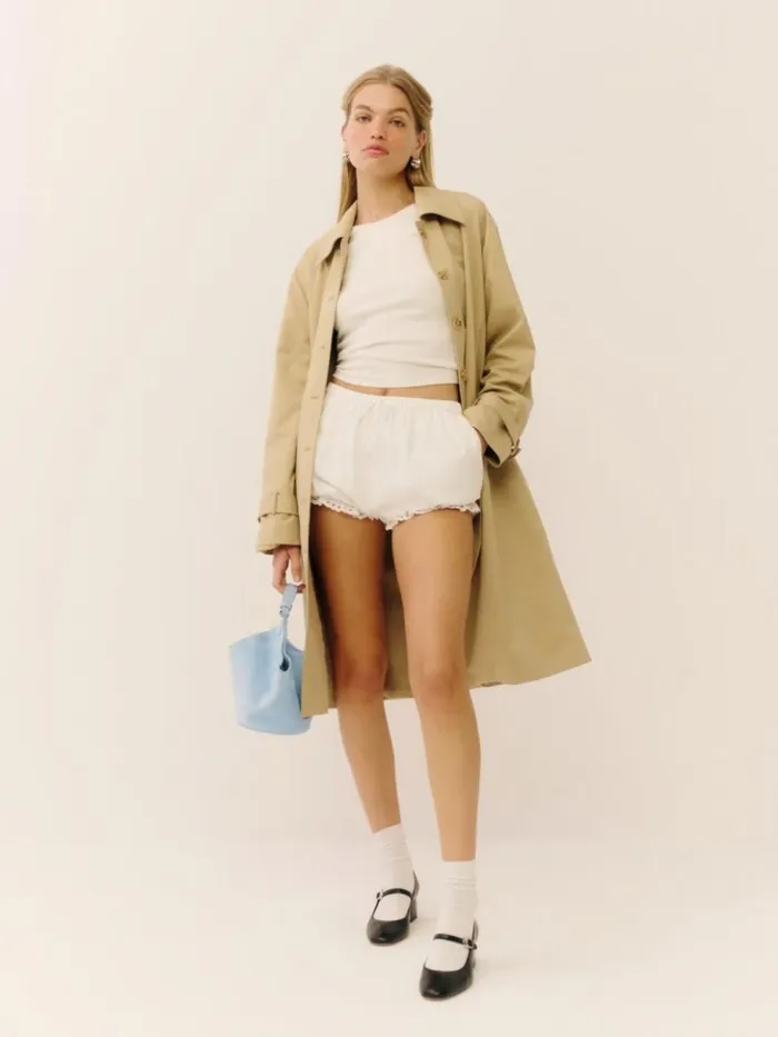 Clothing The Reformation Betsy Short White
