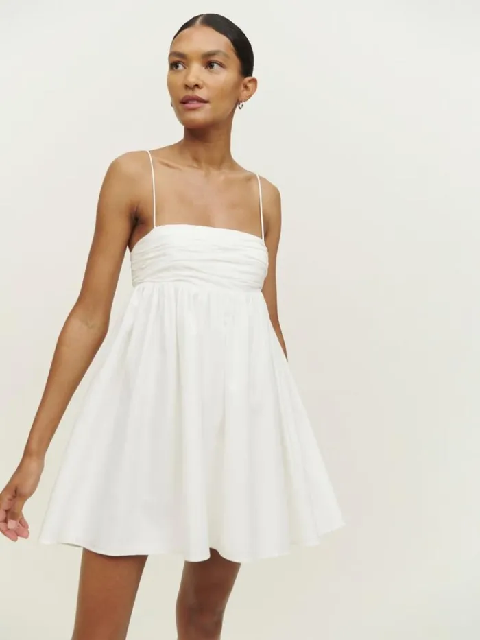Clothing The Reformation Catarina Dress White