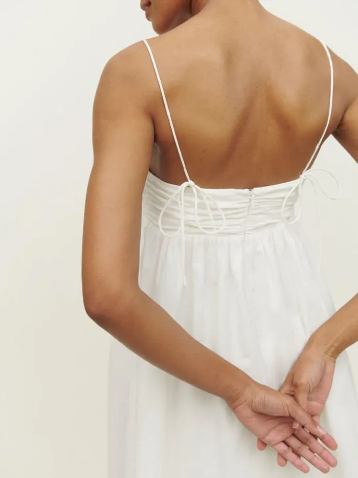 Clothing The Reformation Catarina Dress White