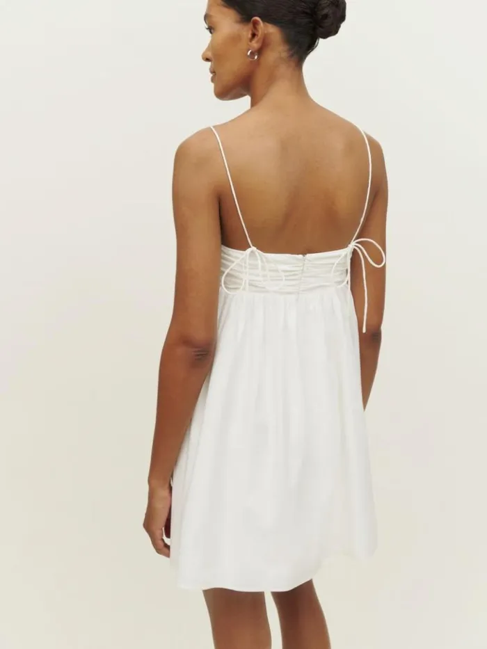 Clothing The Reformation Catarina Dress White