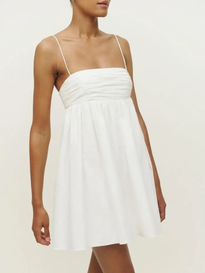 Clothing The Reformation Catarina Dress White
