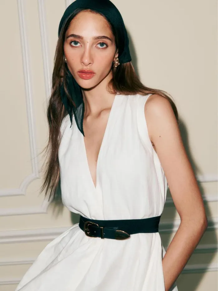 Clothing The Reformation Downing Dress White