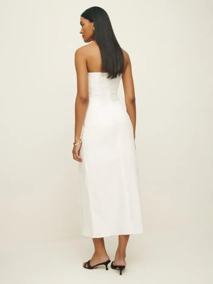 Clothing The Reformation Kynzie Dress White