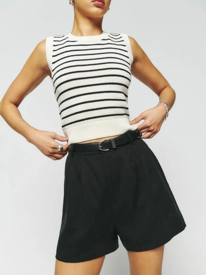Clothing The Reformation Mason Short Black