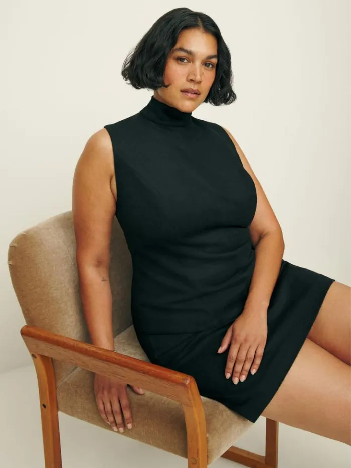 Clothing The Reformation Sutton Top Es Black