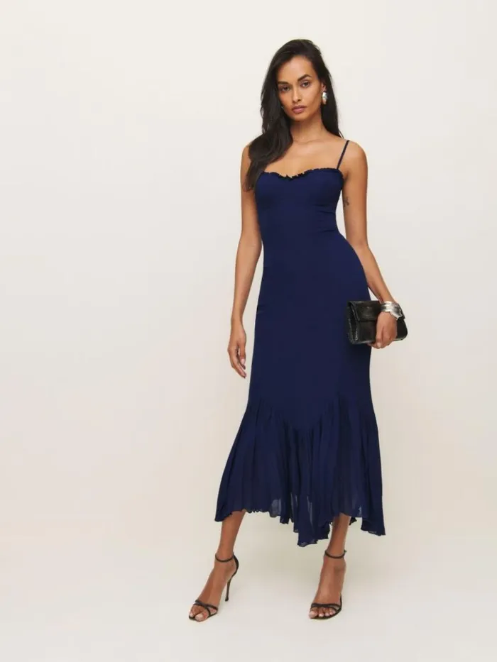 ClothingWeddings The Reformation Aiko Dress Danube