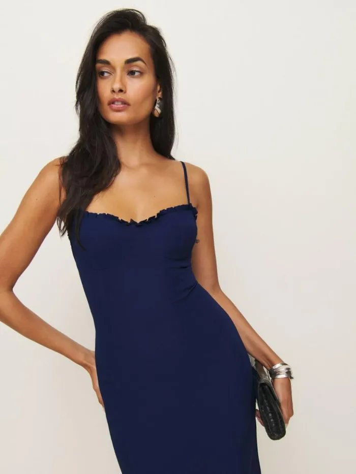 ClothingWeddings The Reformation Aiko Dress Danube