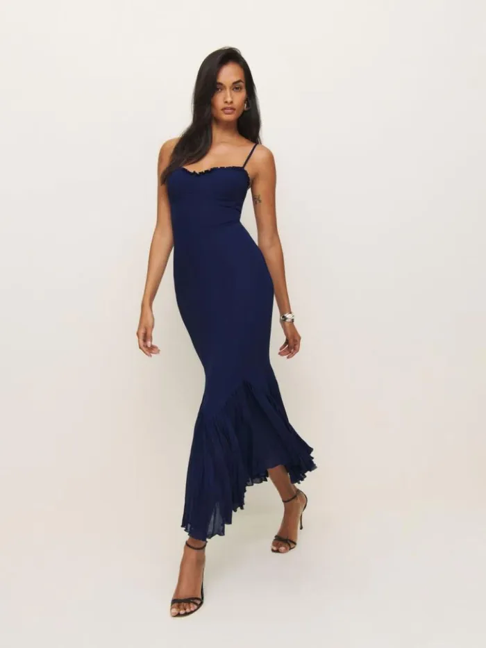 ClothingWeddings The Reformation Aiko Dress Danube