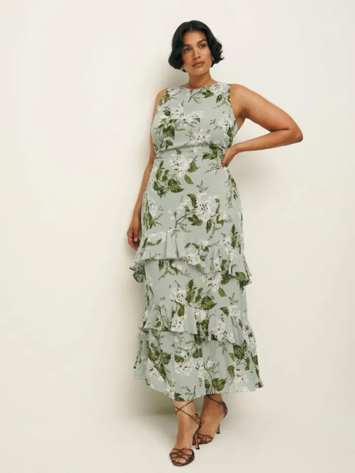 ClothingWeddings The Reformation Magnus Dress Es Tea Garden
