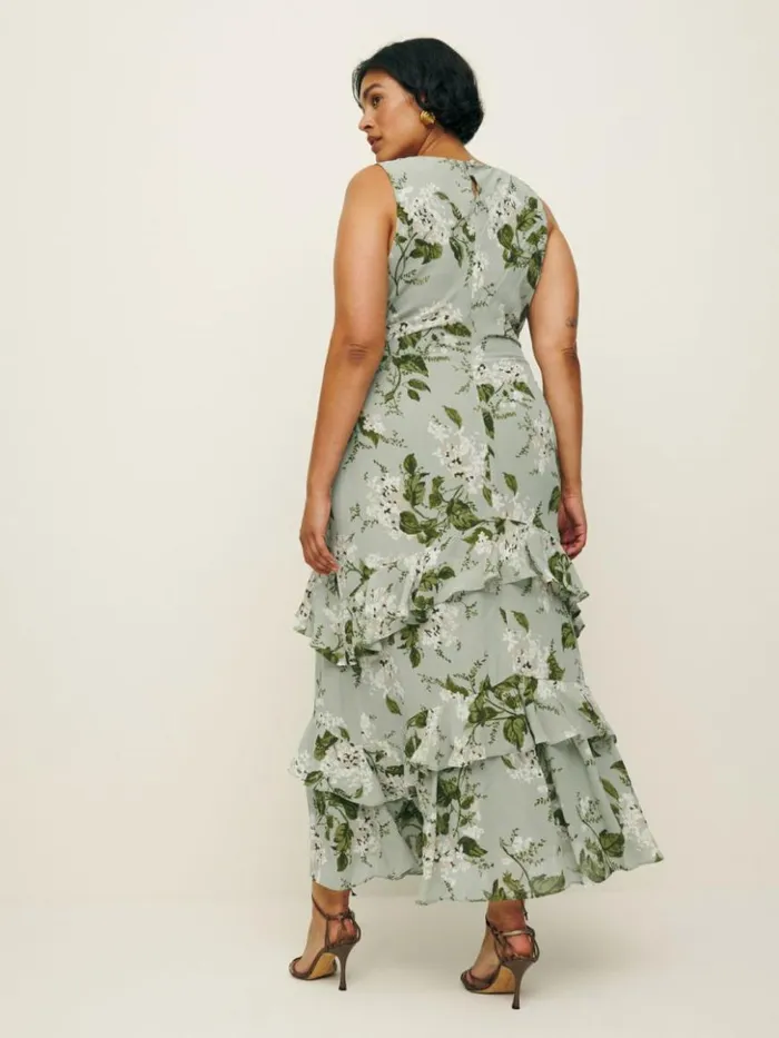 ClothingWeddings The Reformation Magnus Dress Es Tea Garden
