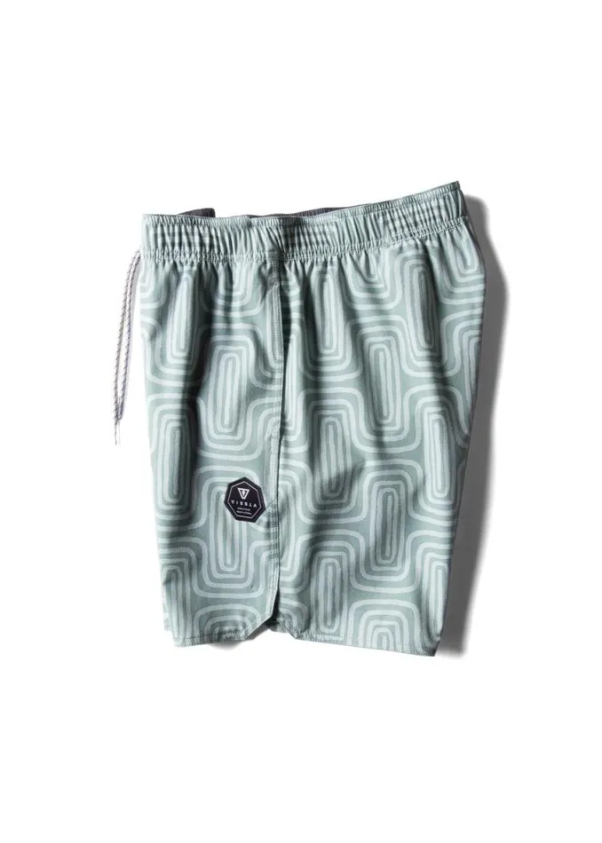 Congos 165quot Ecolastic Light Sage Men Vissla Boardshorts