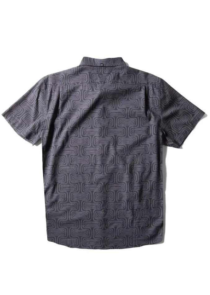 Congos Eco Ss Shirt Phantom Men Vissla Shirts and Flannels