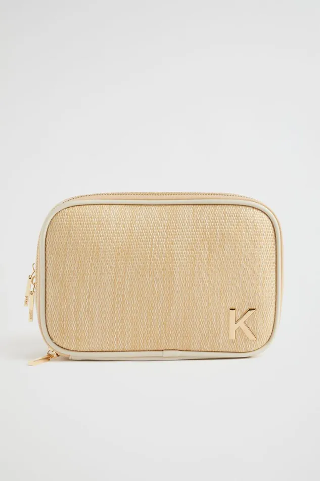 Cosmetic Bags Woman Seed Heritage Initial Make Up Bag K